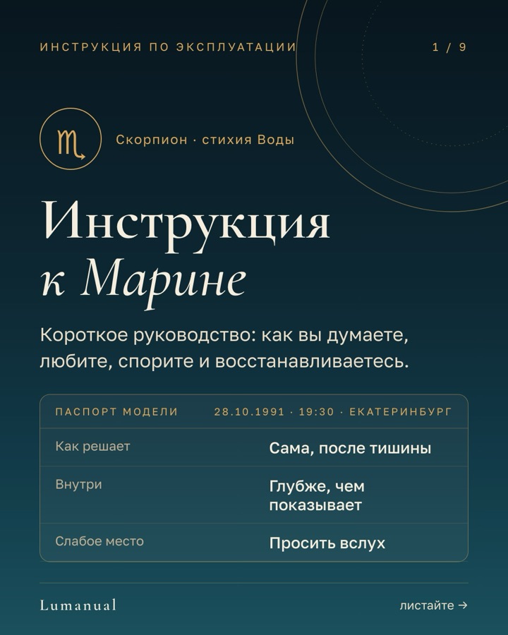 Обложка альбома «Инструкция к Марине»